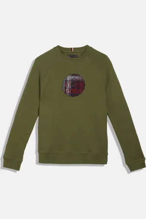 Tommy Hilfiger Boys Graphic Printed Cotton Sweatshirt