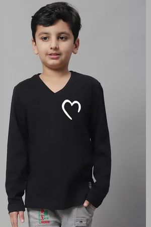 Friskers Boys Graphic Printed Long Sleeves Pure Cotton T-shirt