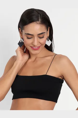 Color Capital Shoulder Straps Crop Top