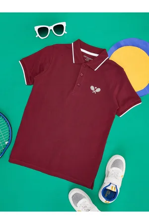 Pantaloons Boys Polo Collar Cotton T-shirt