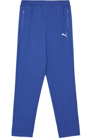 PUMA Boys Zippered Jersey Cotton Track Pants