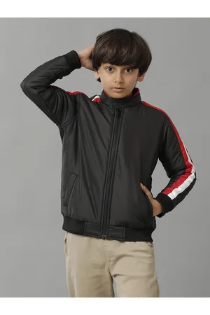 UNDER FOURTEEN ONLY Boys Mock Collar Bomber Jacket