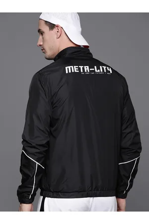 HRX Rapid-Dry & ANti-Microbial Finish Typography Printed Tailored Jacket