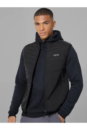 Boohoo Padded Gilet Jacket With Zippered Pockets