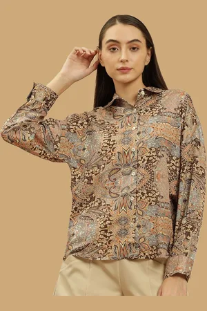 BEATNIK Ethnic Motifs Printed Shirt