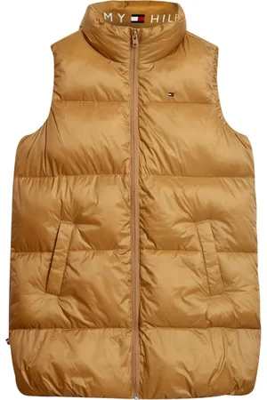 Tommy Hilfiger Girls Sleeveless Stand Collar Puffer Jacket
