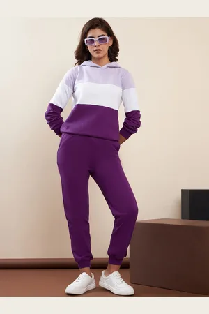 StyleStone Colourblocked Fleece Hooded Tracksuits