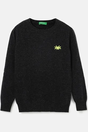 Benetton Boys Round Neck Pullover Sweater