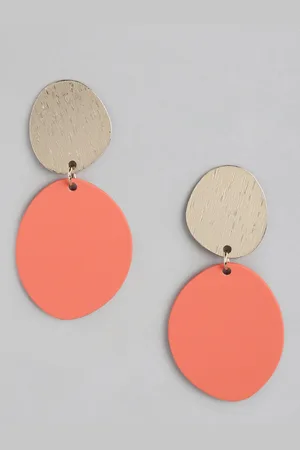 Forever New Olympia Coated Gold-Plated Geometric Drop Earrings