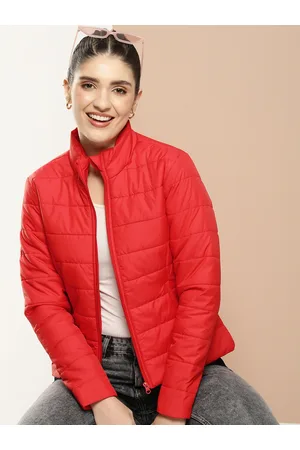 HERE&NOW Mock Collar Padded Jacket