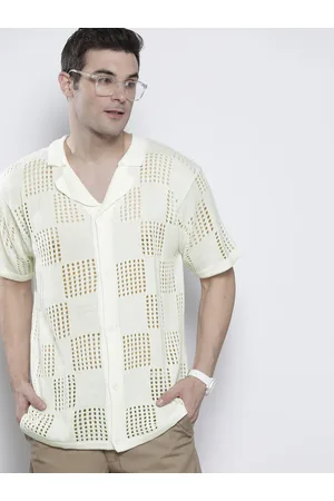 Boohoo Open Knit Shirt
