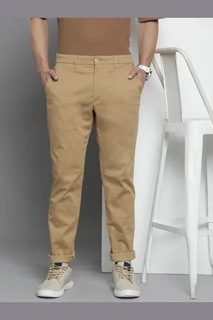 Tommy Hilfiger Men Mid-Rise Geometric Printed Chinos Trousers