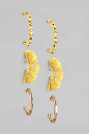 Forever New Eloise Weave Gold-Plated Circular Half Hoop Earrings
