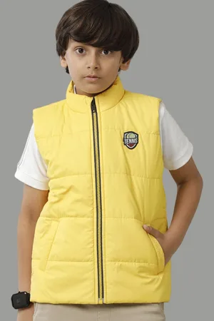 UNDER FOURTEEN ONLY Boys Mock Collar Padded Jacket