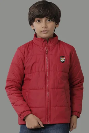 UNDER FOURTEEN ONLY Boys Mock Collar Padded Jacket