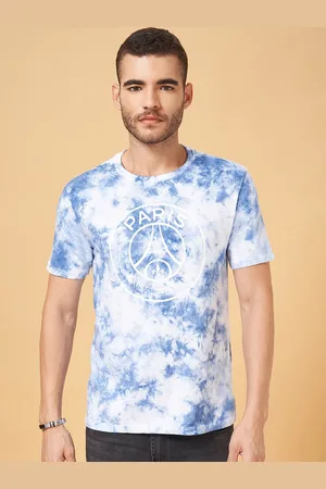 Pantaloons Tie & Dye Cotton Slim Fit T-shirt