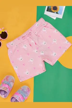 Pantaloons Girls Conversational Printed Cotton Shorts