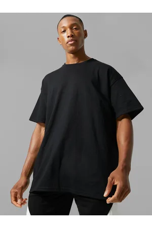 Boohoo Pure Cotton Typography Printed Back Oversized T-shirt