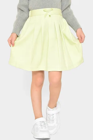 MiArcus Girls Pleated A-Line Skirt
