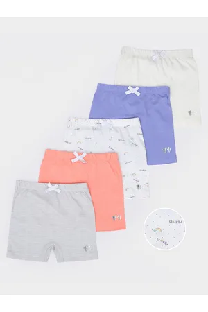 MiArcus Unisex Kids Pack of 5 Multicoloured Slim Fit Shorts