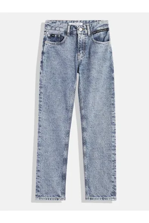 Calvin Klein Boys Heavy Fade Pure Cotton Jeans
