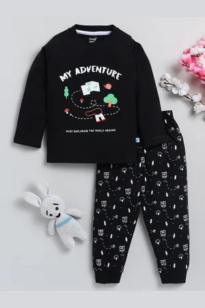 Toonyport Infant Boys Graphic Printed Pure Cotton Sweatshirt and Joggers