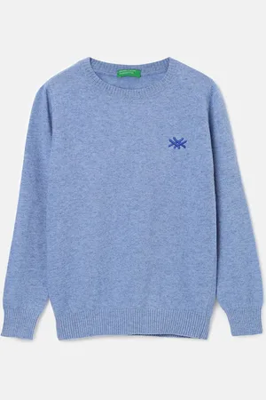 Benetton Boys Round Neck Pullover Sweater