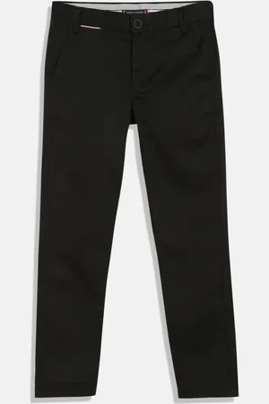 Tommy Hilfiger Boys Mid-Rise Stretchable Chinos Trousers