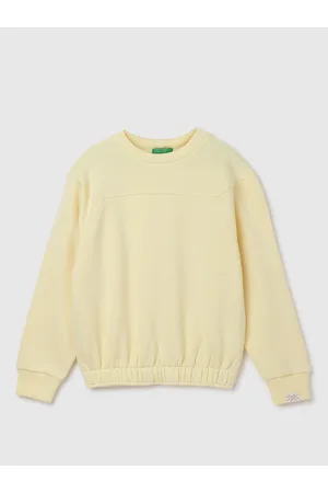 Benetton Girls Round Neck Cotton Sweatshirt