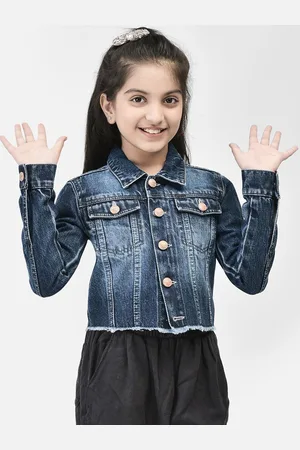Crimsoune Club Girls Washed Denim Jacket