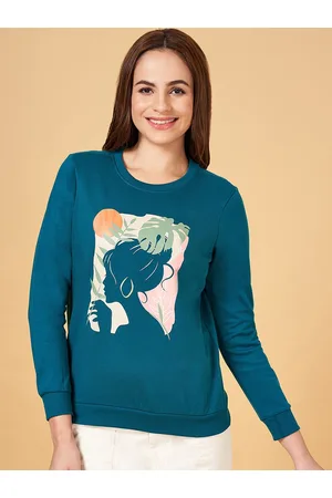Pantaloons Graphic Printed Round Neck Long Sleeve Cotton Pullover Sweatshirt