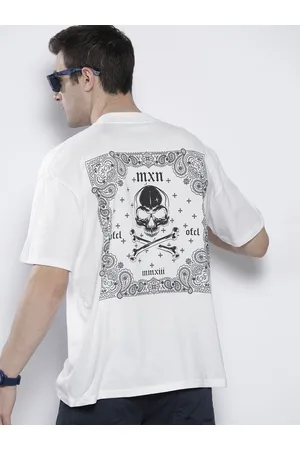 Boohoo Printed Pure Cotton Oversized T-shirt