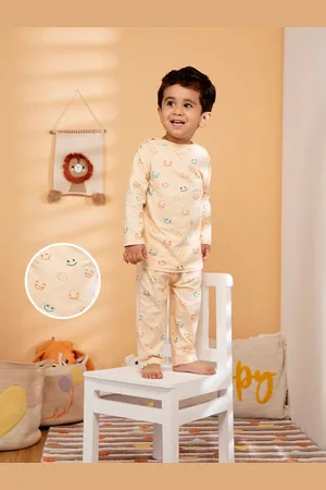 MiArcus Unisex Kids Printed T-shirt with Pyjamas