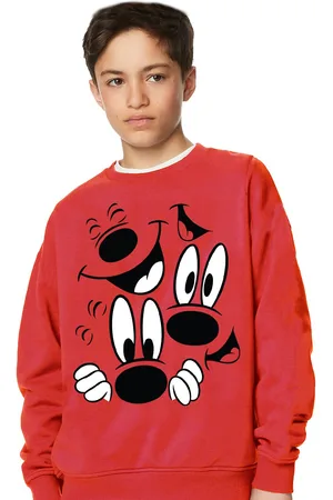 Kinsey Boys Mickey Mouse Printed Fleece Pullover