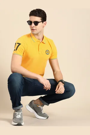 Being Human Men Polo Collar Pure Cotton T-shirt