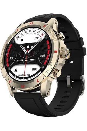 Hämmer Gold Luxor 1.45" AMOLED Display Smart Watch with Round Dial, Bluetooth Calling