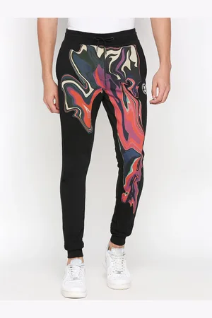 Being Human Men Mid-Rise Abstract Printed Joggers