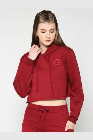 Being Human Hooded Crop Pullover