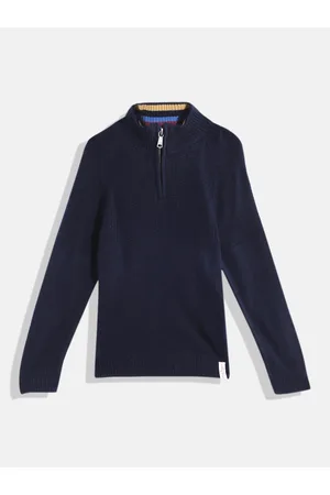 Indian Terrain Boys Half Zipper Pullover