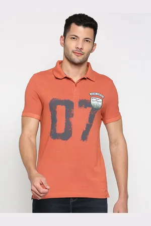 Being Human Varsity Printed Polo Collar Casual T-shirt