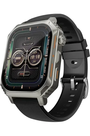 Hämmer Gold & Black Conquer 2.02" AMOLED Display Rugged Smartwatch with Calling Function
