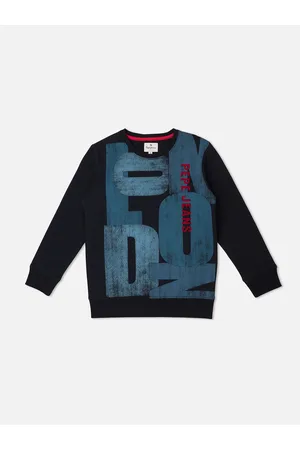 Pepe Jeans Boys Printed Round Neck Pullover