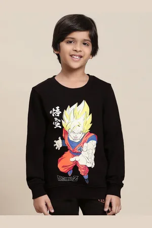 Kidsville Boys Dragon Ball Z Printed Pullover Sweatshirts