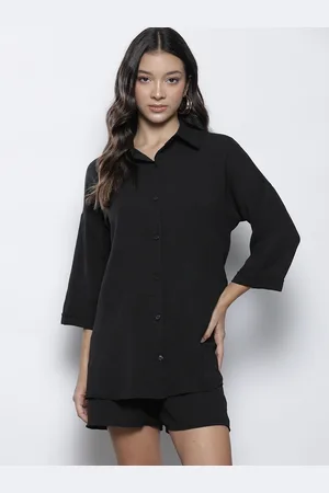 Boohoo Oversized Shirt & Shorts Set