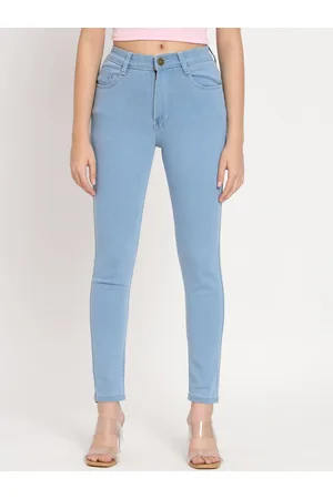 AngelFab Women Jean Skinny Fit High-Rise Stretchable Jeans