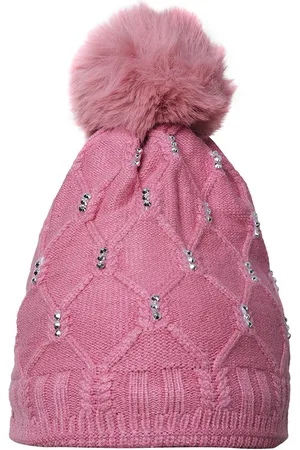 Loom Legacy Women Embellished Acrylic Wool Beanie Cap