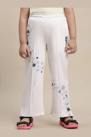Kidsville Girls Frozen Printed Mid-Rise Trouser
