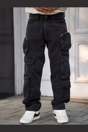 Powerlook Men Baggy Fit Clean Look Jeans