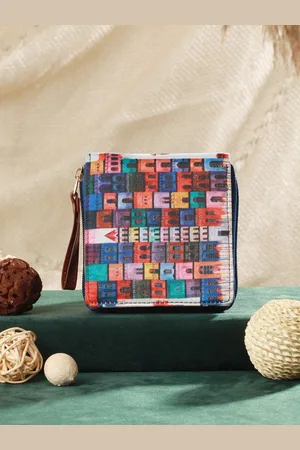 Priyaasi Women Printed Zip Around Wallet