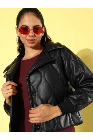 Roadster The Lifestyle Co. Faux Leather Quilted Jacket
